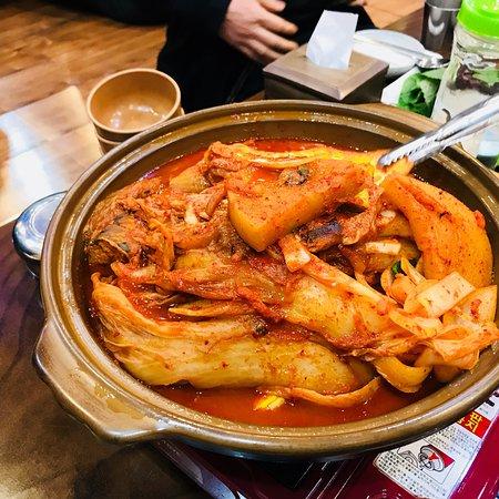 Sea Sok Godeungeo Leaf Wraps and Rice